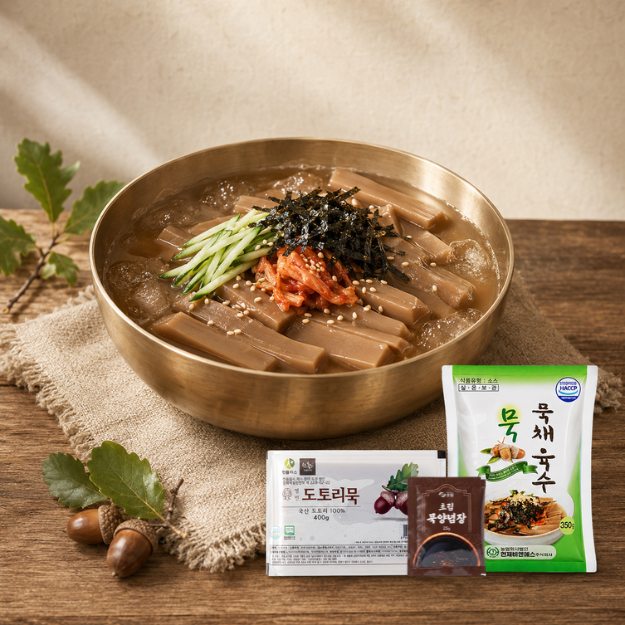 초림단지묵 국산 묵사발 세트