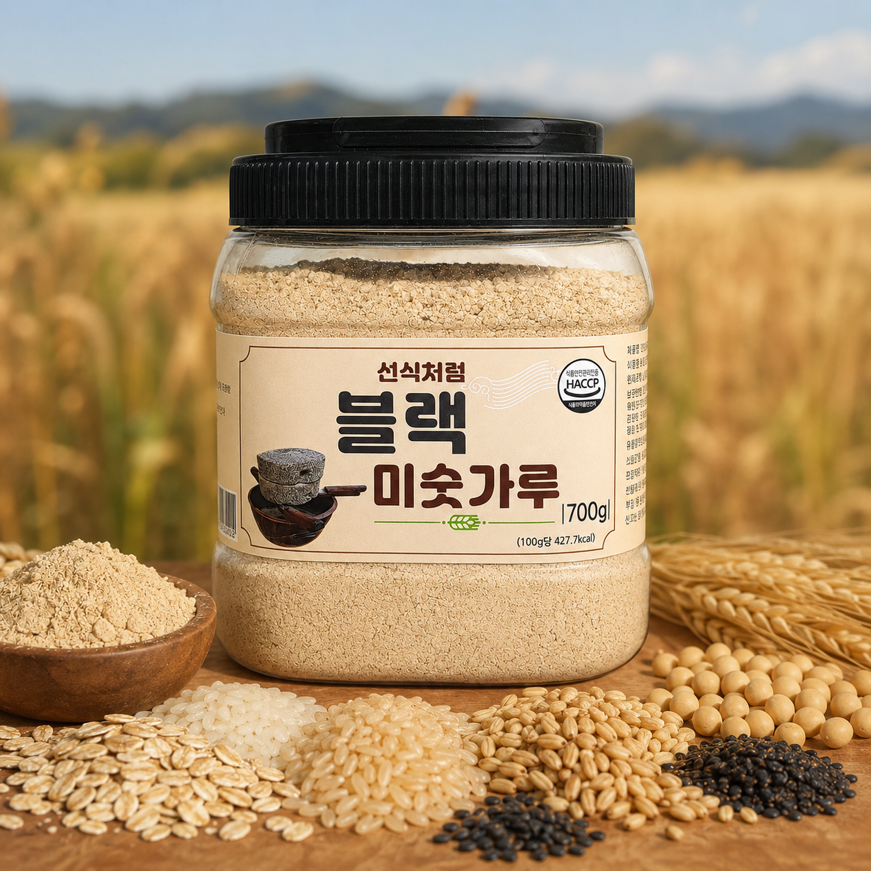 선식처럼 블랙 미숫가루 700g